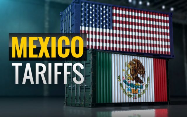 Trump: U.S. will enforce tariff on goods coming in from Mexico.