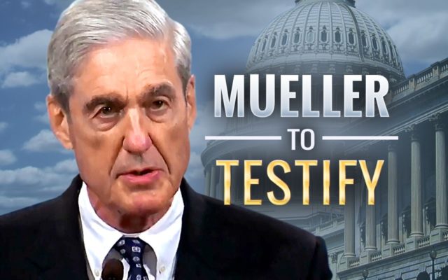 Robert Mueller to testify before Congress this Wednesday.