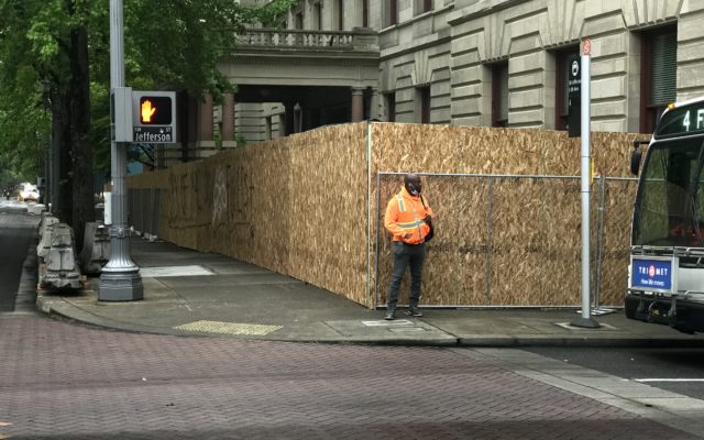 Lars Thoughts – How Does Portland Show Its Solidarity With The Rioters Today? A Shiny New Coat Of Graffiti For City Hall